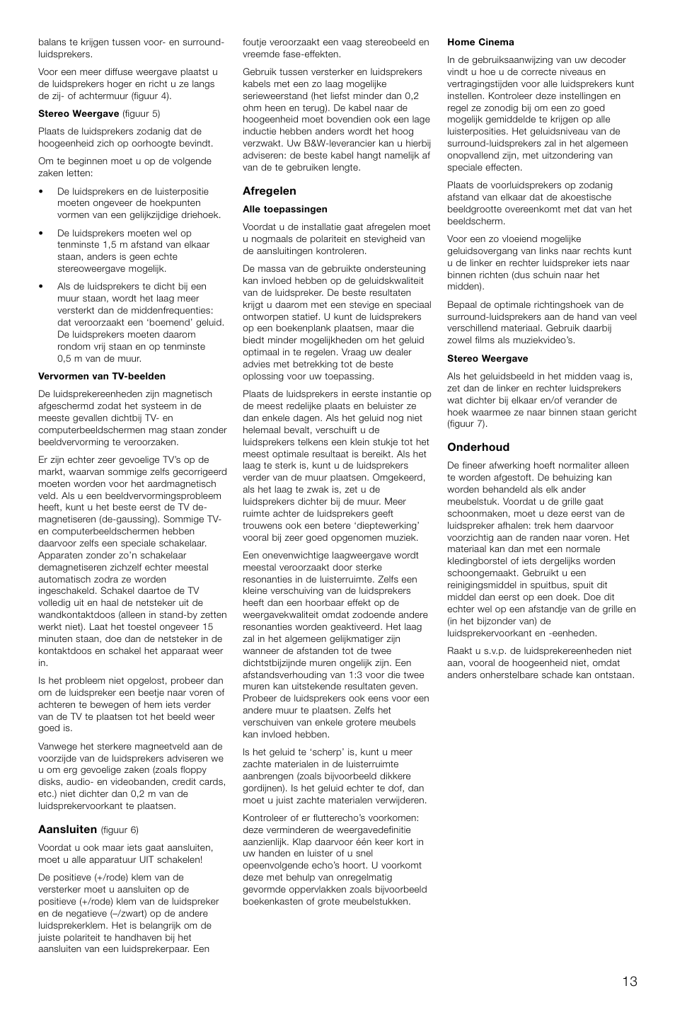 Bowers & Wilkins LCR3 User Manual | Page 16 / 34