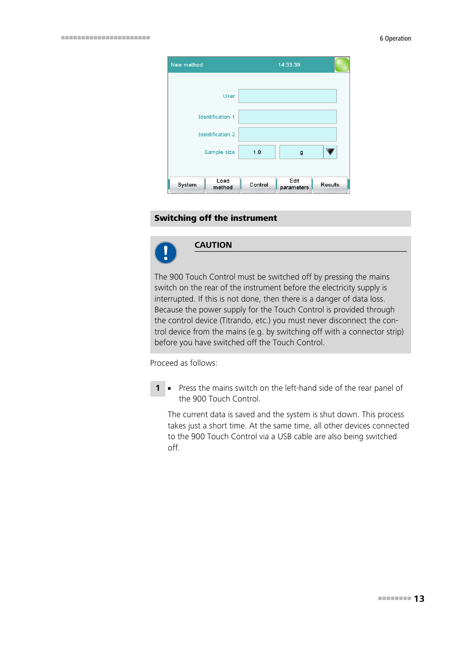 Metrohm 900 Touch Control Short Instructions User Manual | Page 19 / 27