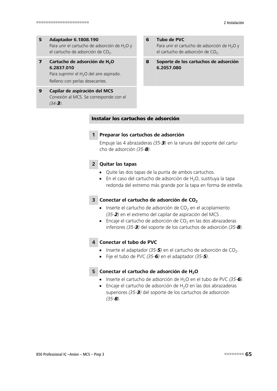 Metrohm 850 Professional IC Anion MCS Prep 3 User Manual | Page 75 / 152
