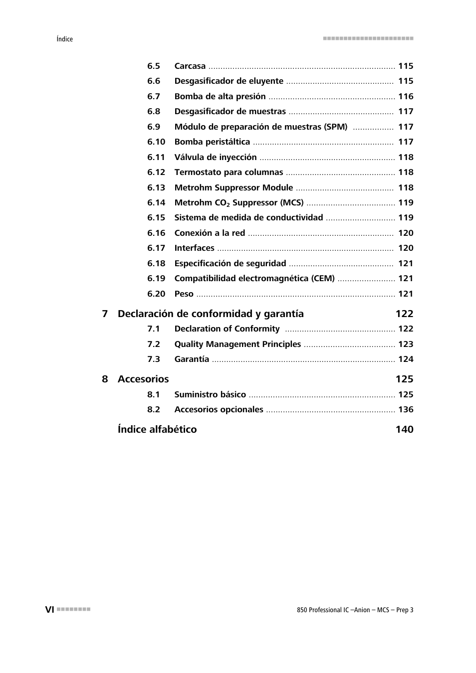 Metrohm 850 Professional IC Anion MCS Prep 3 User Manual | Page 8 / 152