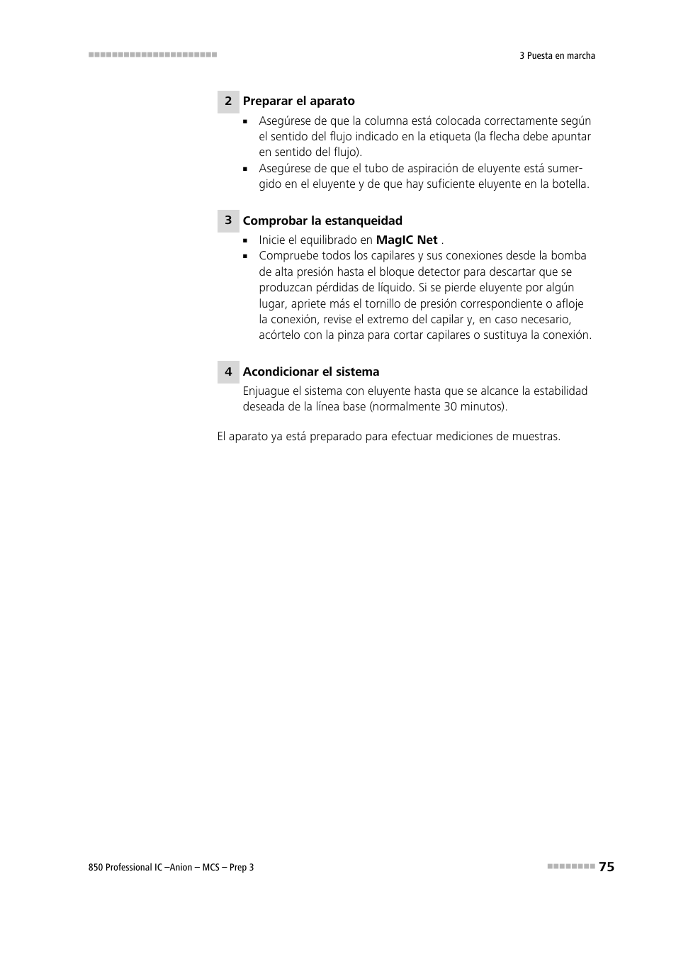 Metrohm 850 Professional IC Anion MCS Prep 3 User Manual | Page 85 / 152