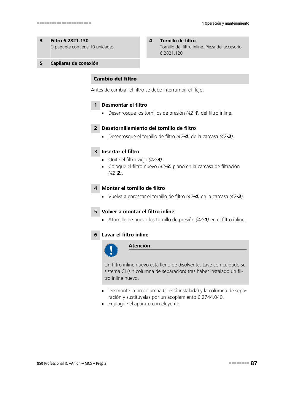 Metrohm 850 Professional IC Anion MCS Prep 3 User Manual | Page 97 / 152