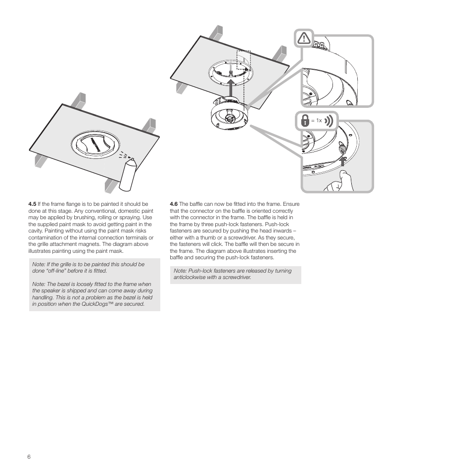 Bowers & Wilkins CCM6 User Manual | Page 6 / 8