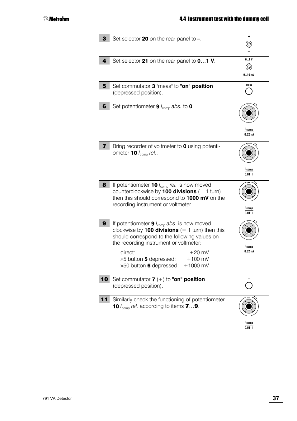 Metrohm 791 VA Detector User Manual | Page 43 / 56