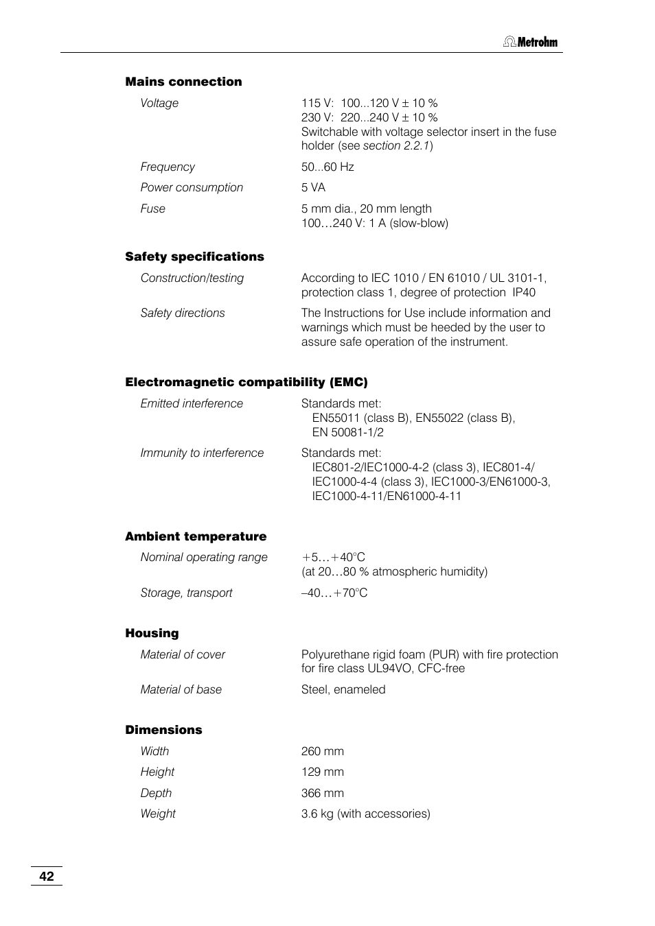 Metrohm 791 VA Detector User Manual | Page 48 / 56