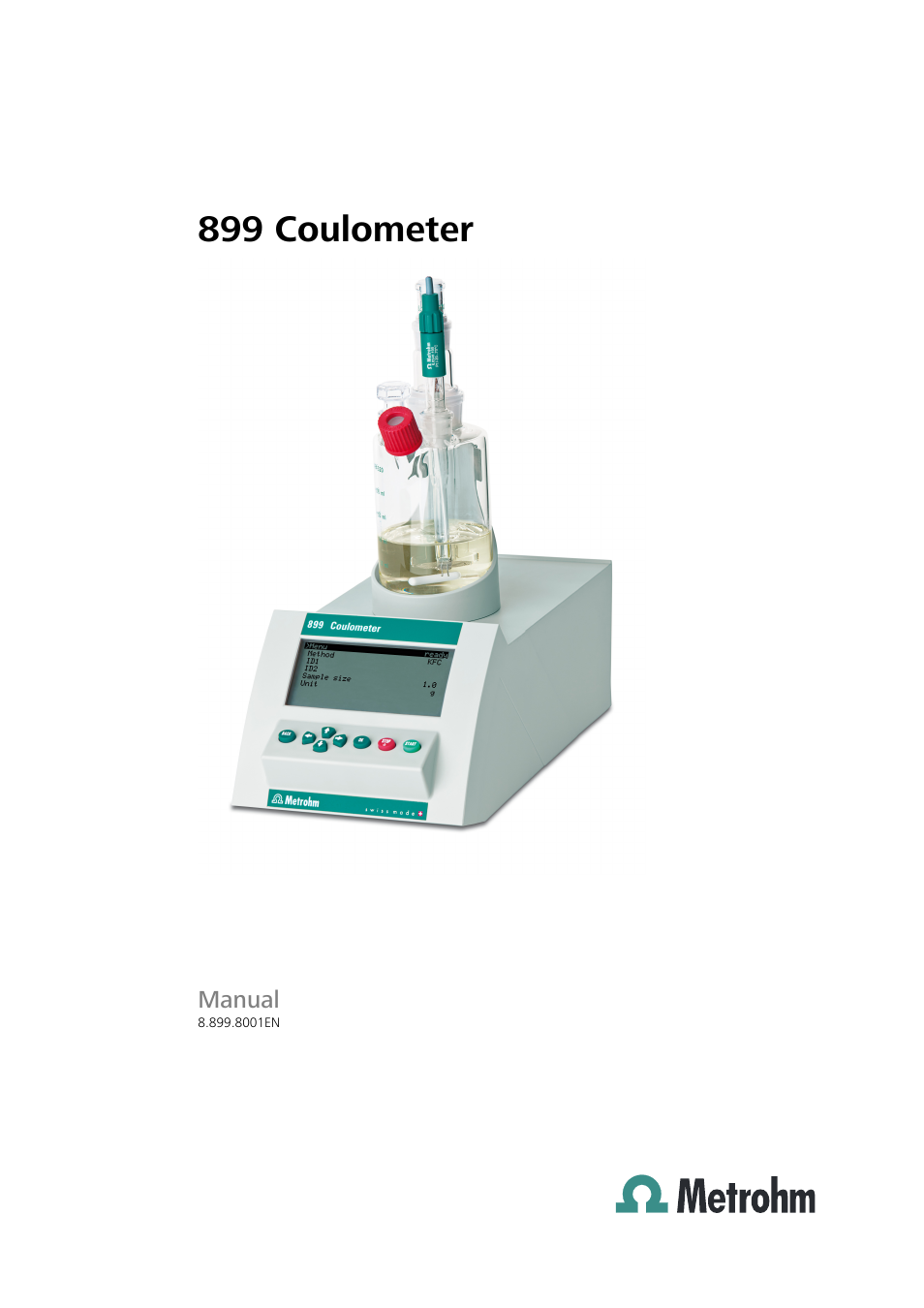 Metrohm 899 Coulometer User Manual | 178 pages