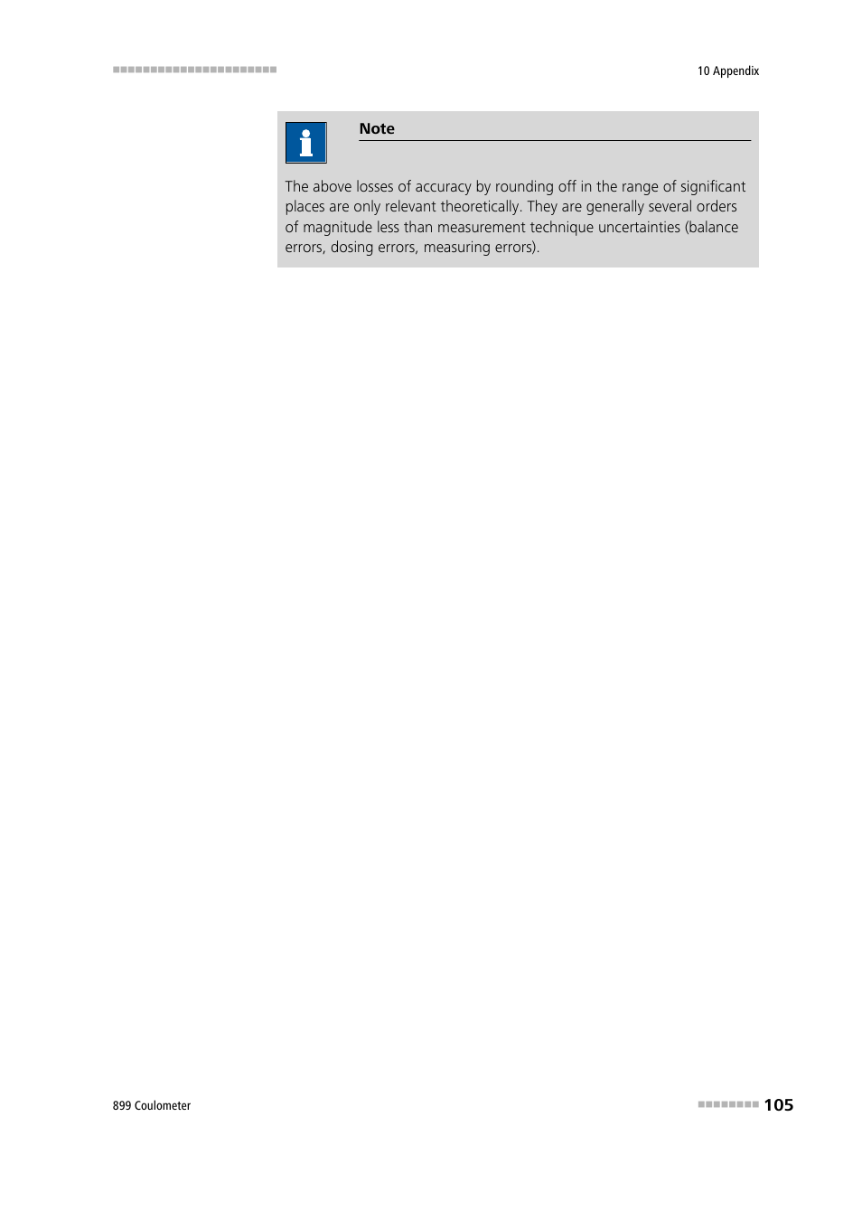 Metrohm 899 Coulometer User Manual | Page 115 / 178