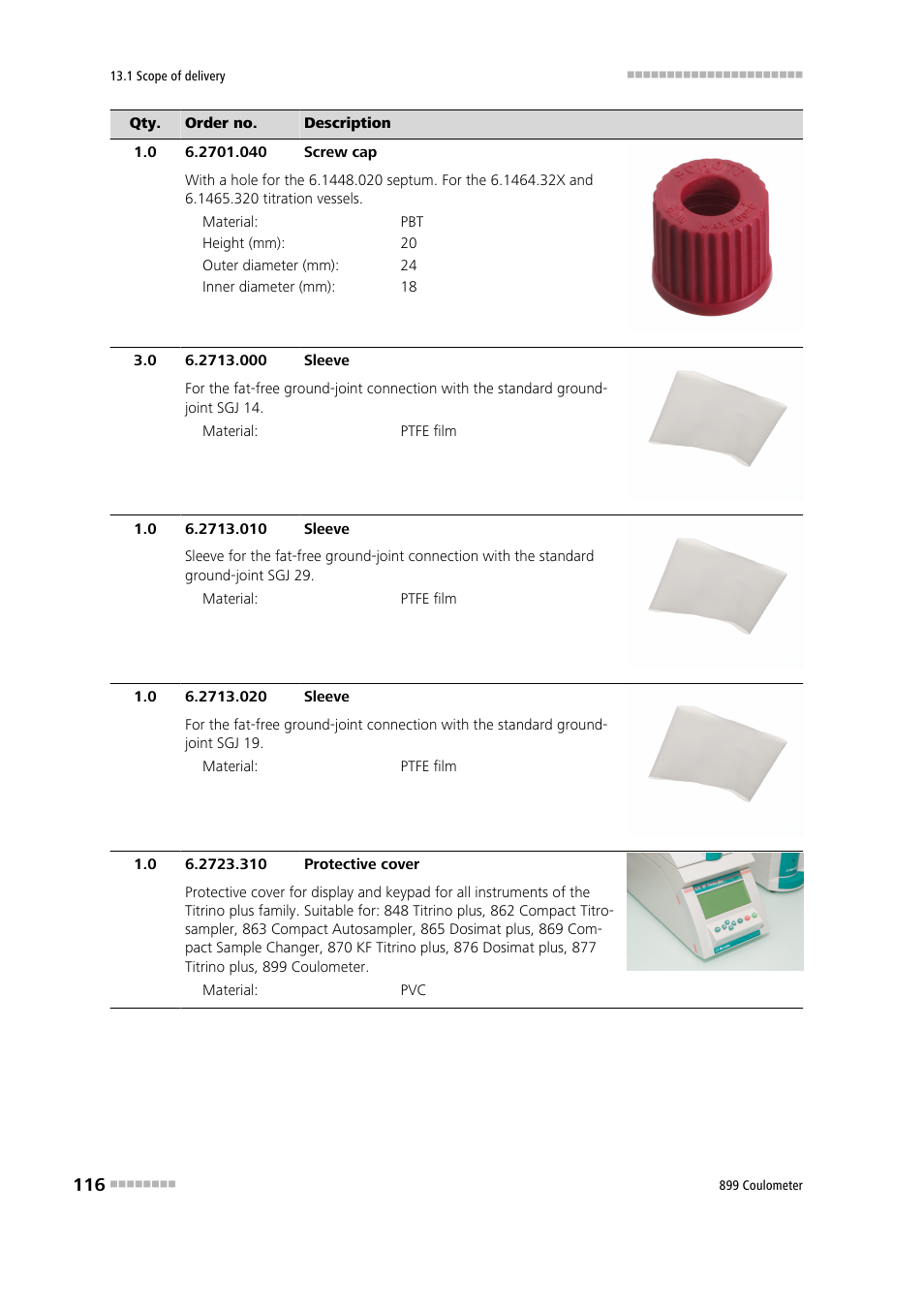 Metrohm 899 Coulometer User Manual | Page 126 / 178