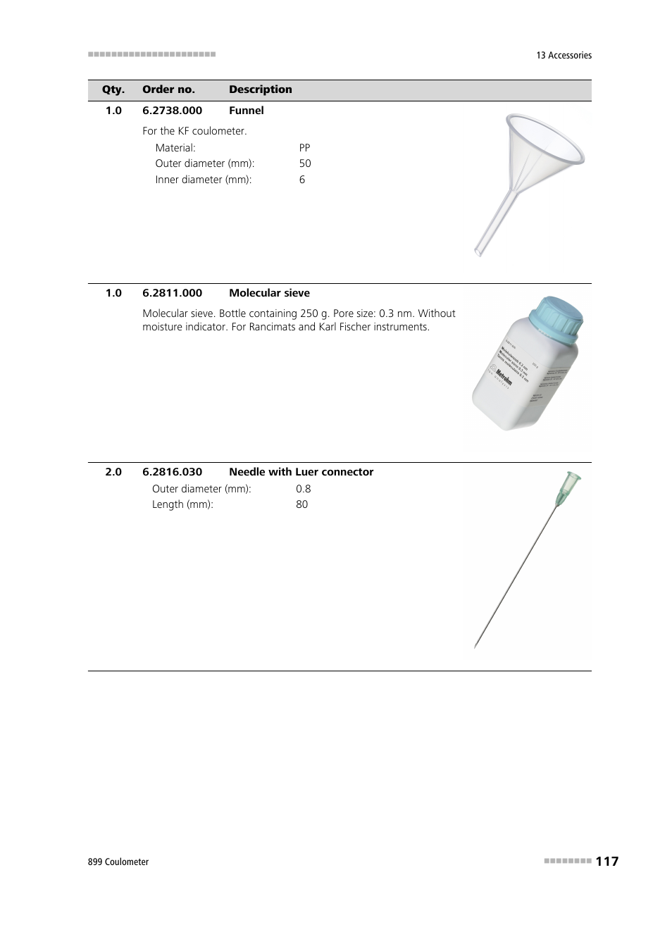 Metrohm 899 Coulometer User Manual | Page 127 / 178