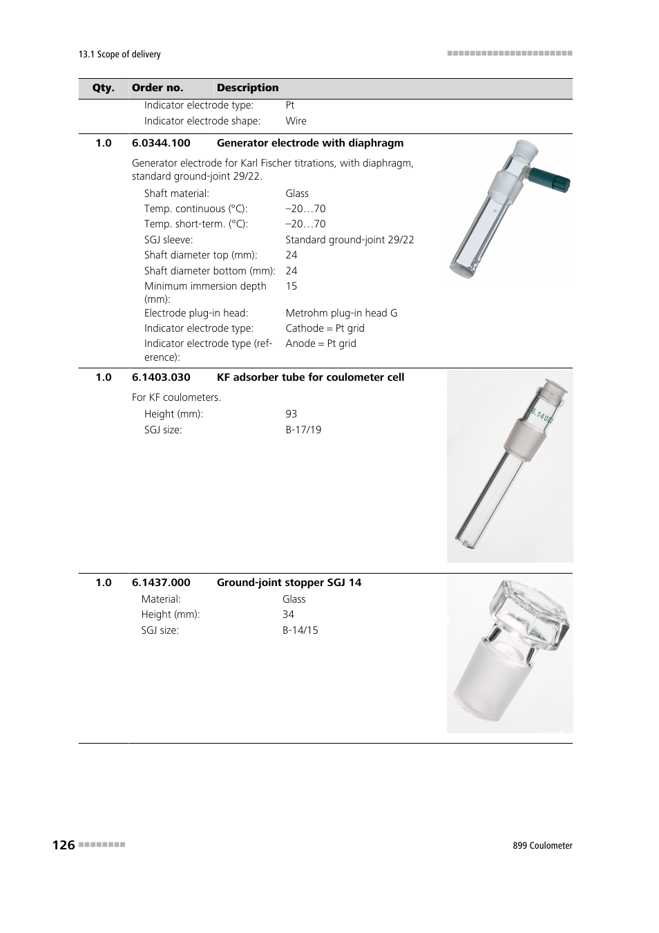 Metrohm 899 Coulometer User Manual | Page 136 / 178