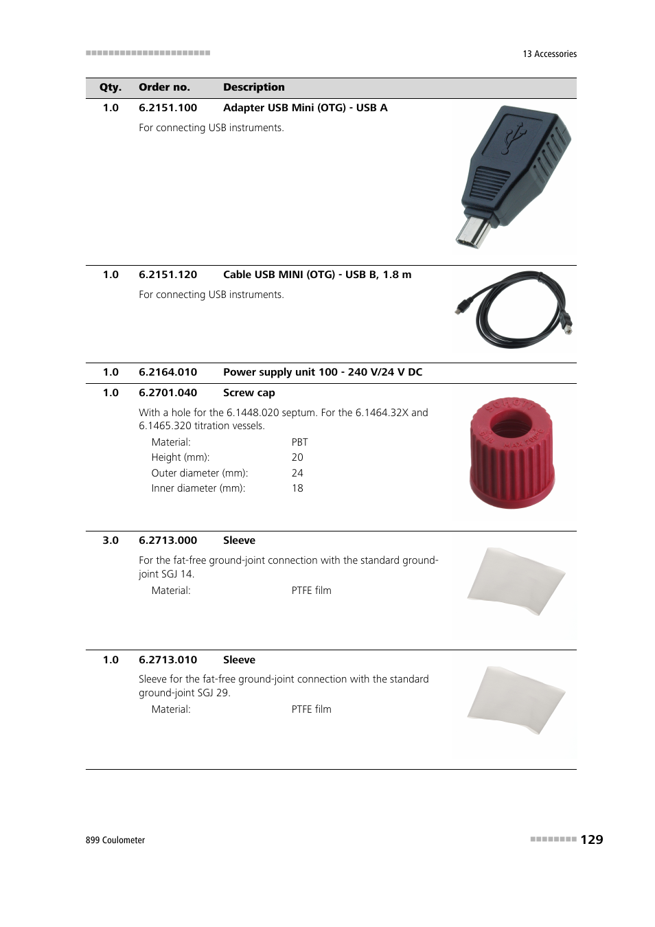 Metrohm 899 Coulometer User Manual | Page 139 / 178