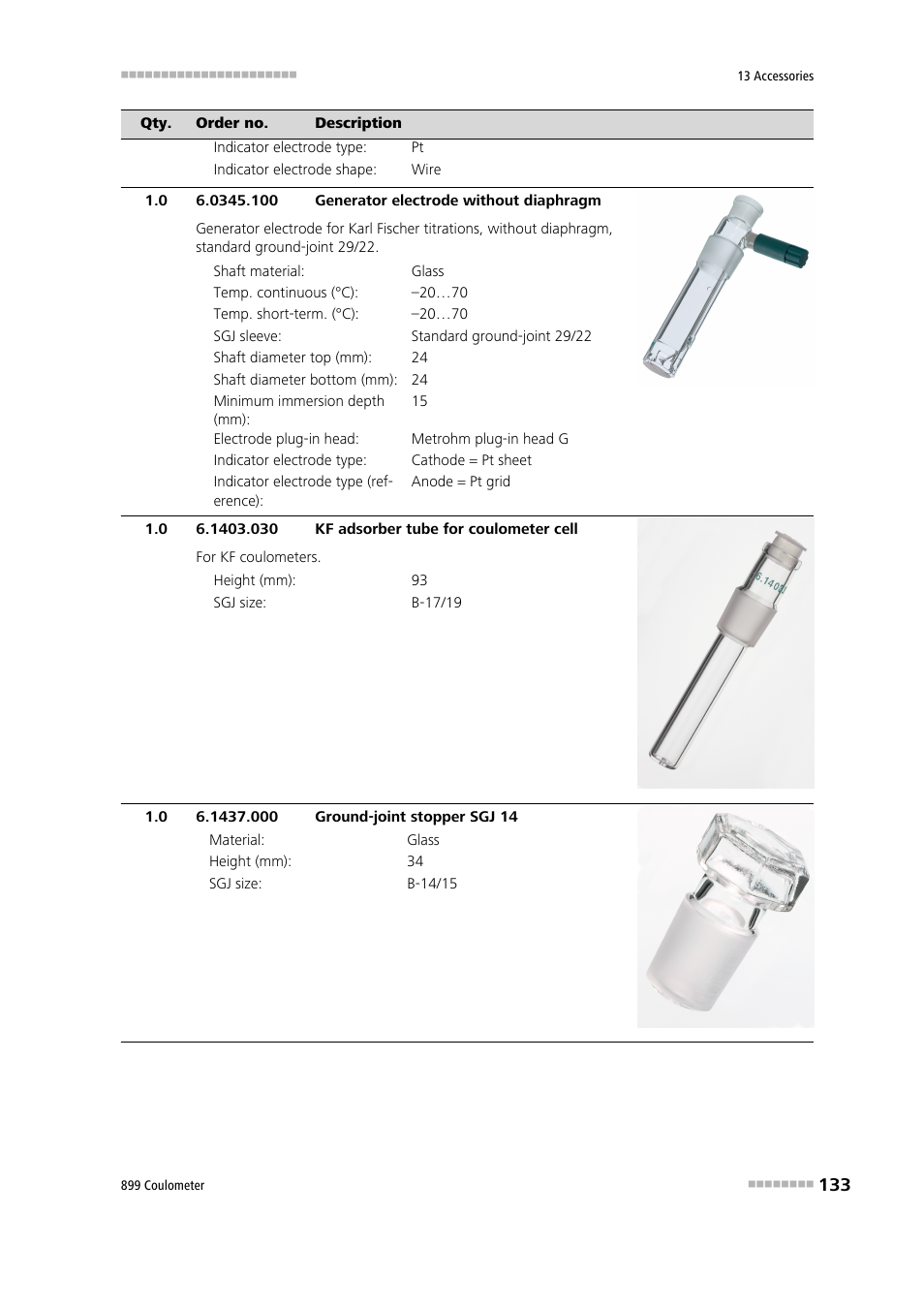 Metrohm 899 Coulometer User Manual | Page 143 / 178