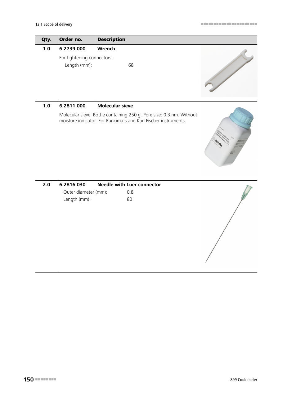 Metrohm 899 Coulometer User Manual | Page 160 / 178