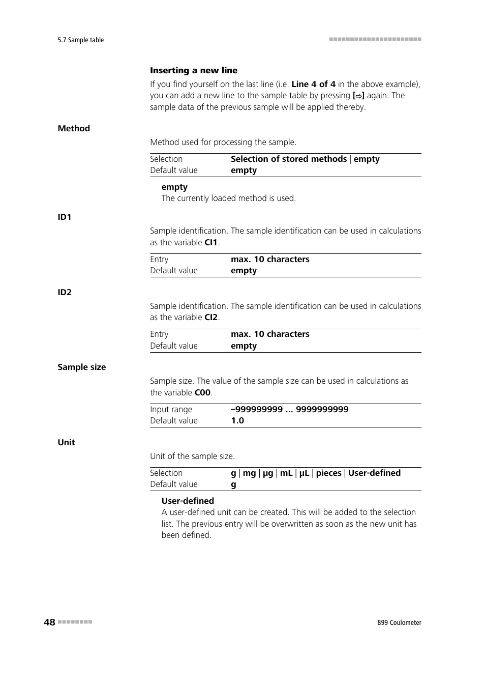 Metrohm 899 Coulometer User Manual | Page 58 / 178