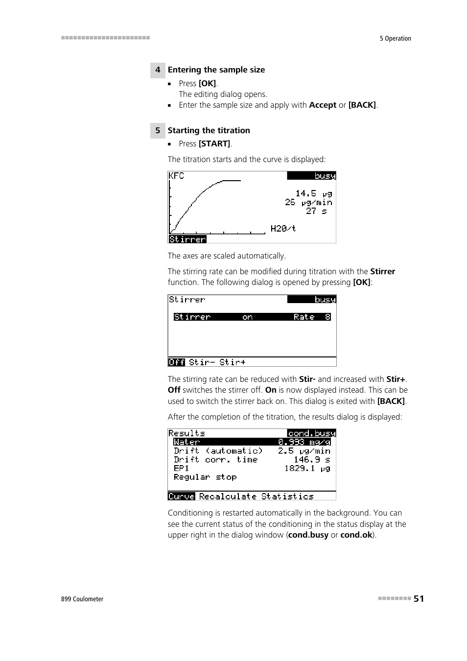 Metrohm 899 Coulometer User Manual | Page 61 / 178