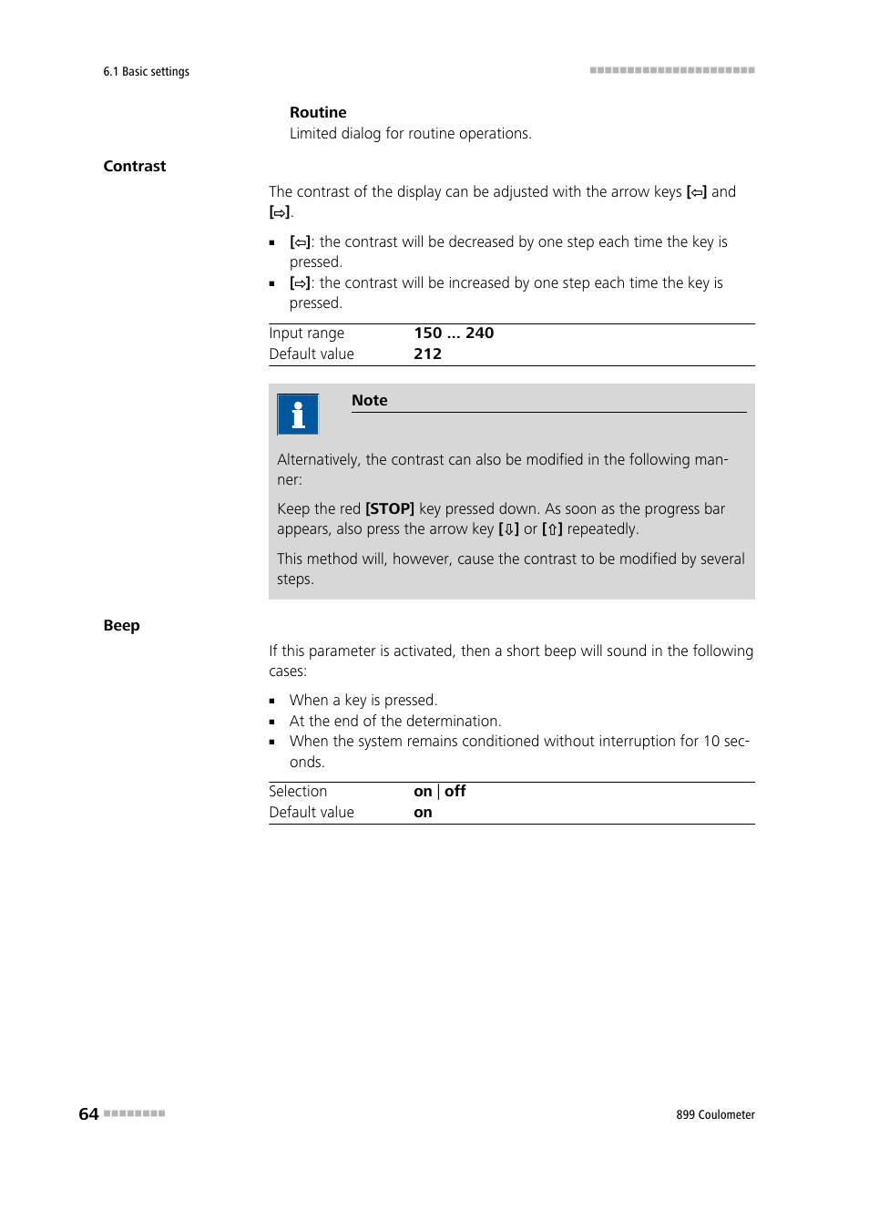 Metrohm 899 Coulometer User Manual | Page 74 / 178