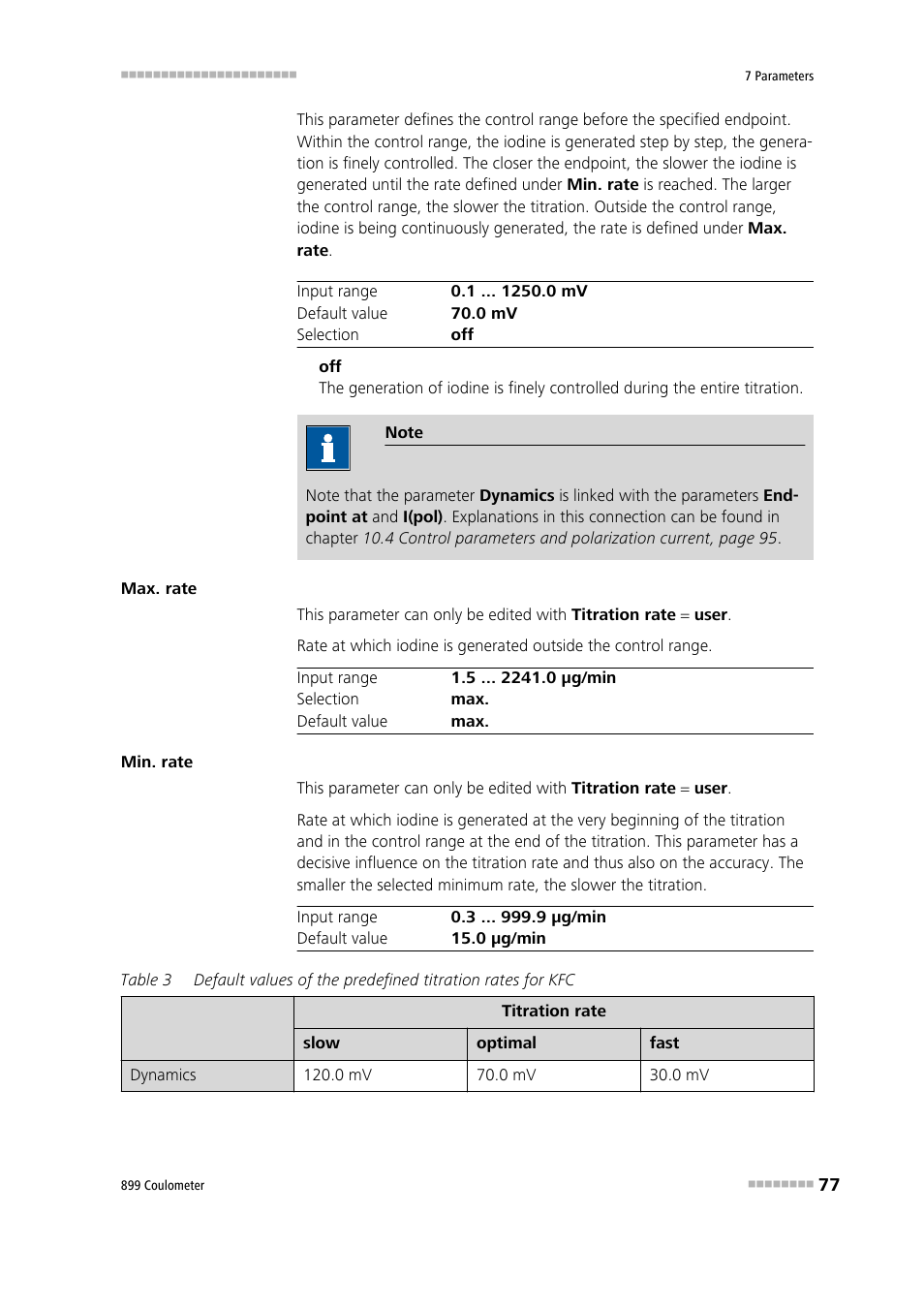 Metrohm 899 Coulometer User Manual | Page 87 / 178