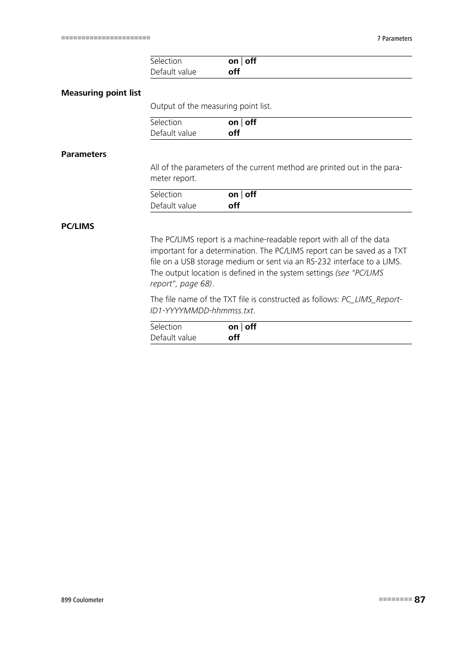 Metrohm 899 Coulometer User Manual | Page 97 / 178