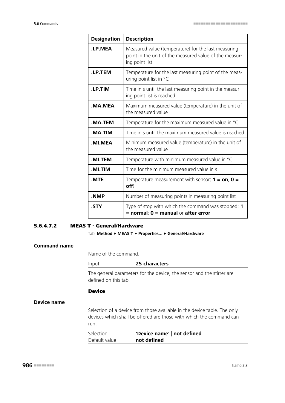 2 meas t - general/hardware, General/hardware | Metrohm tiamo 2.3 Manual User Manual | Page 1002 / 1697