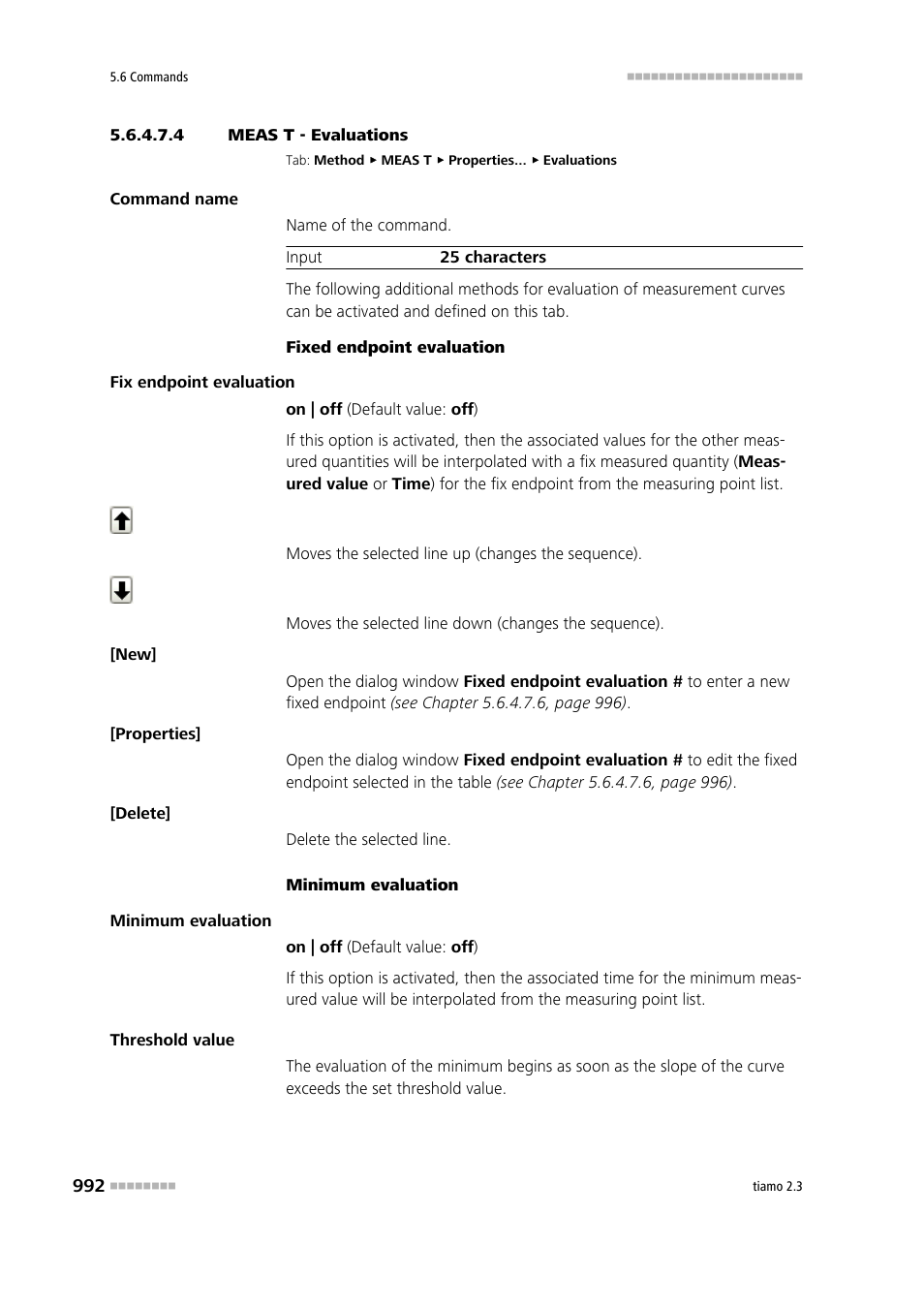 4 meas t - evaluations, Evaluations | Metrohm tiamo 2.3 Manual User Manual | Page 1008 / 1697