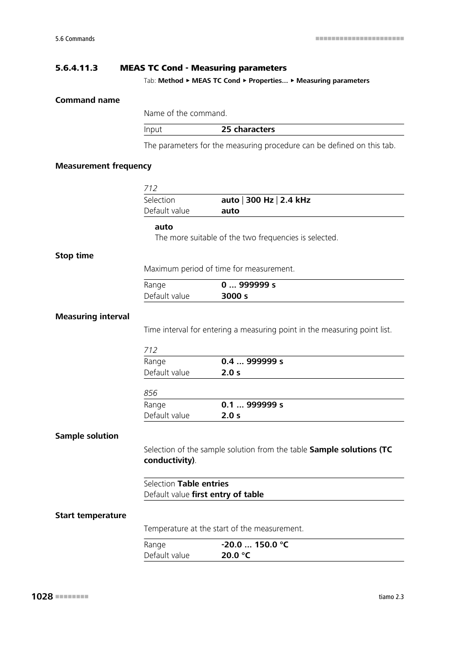 3 meas tc cond - measuring parameters | Metrohm tiamo 2.3 Manual User Manual | Page 1044 / 1697