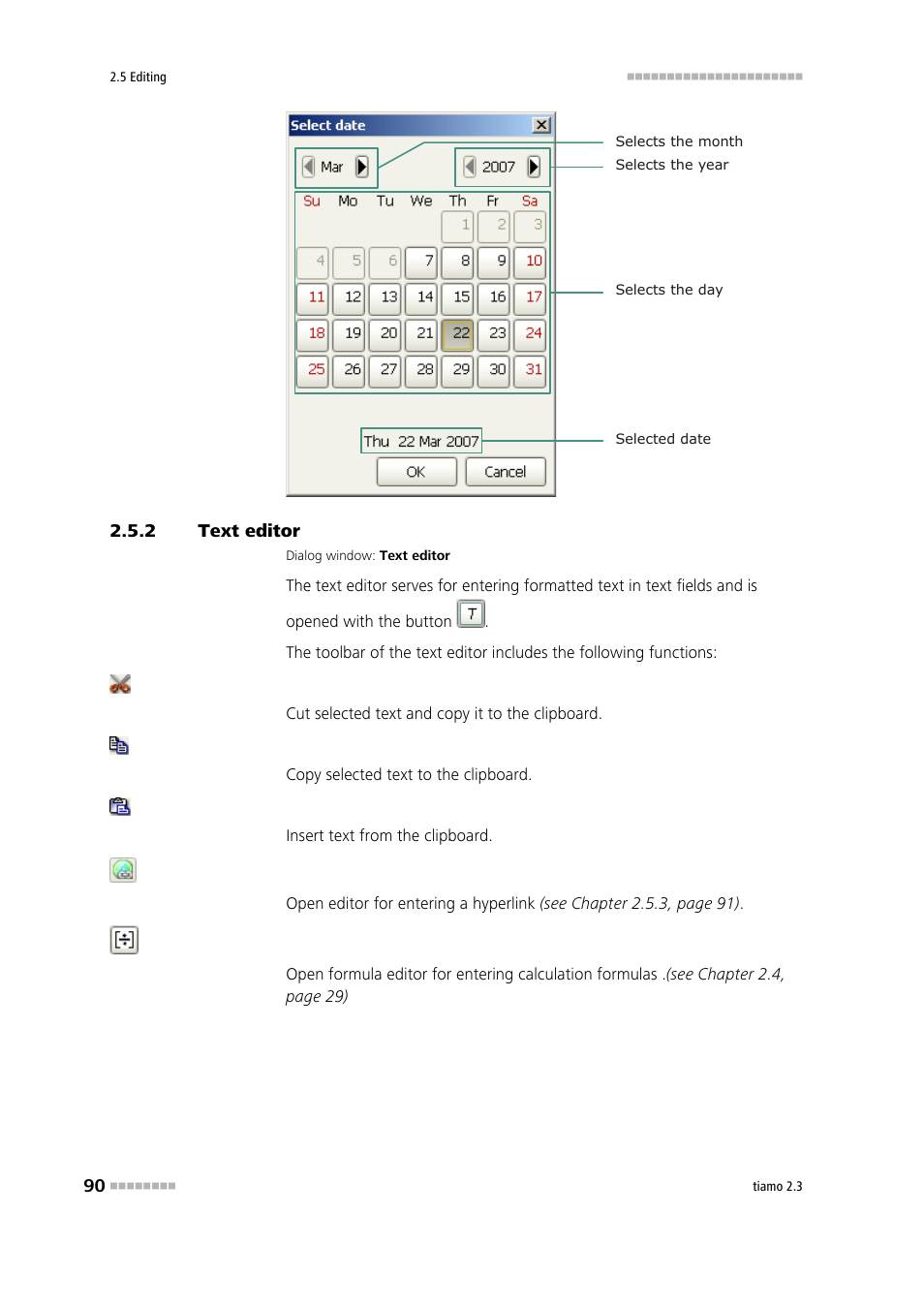 2 text editor, Text editor | Metrohm tiamo 2.3 Manual User Manual | Page 106 / 1697