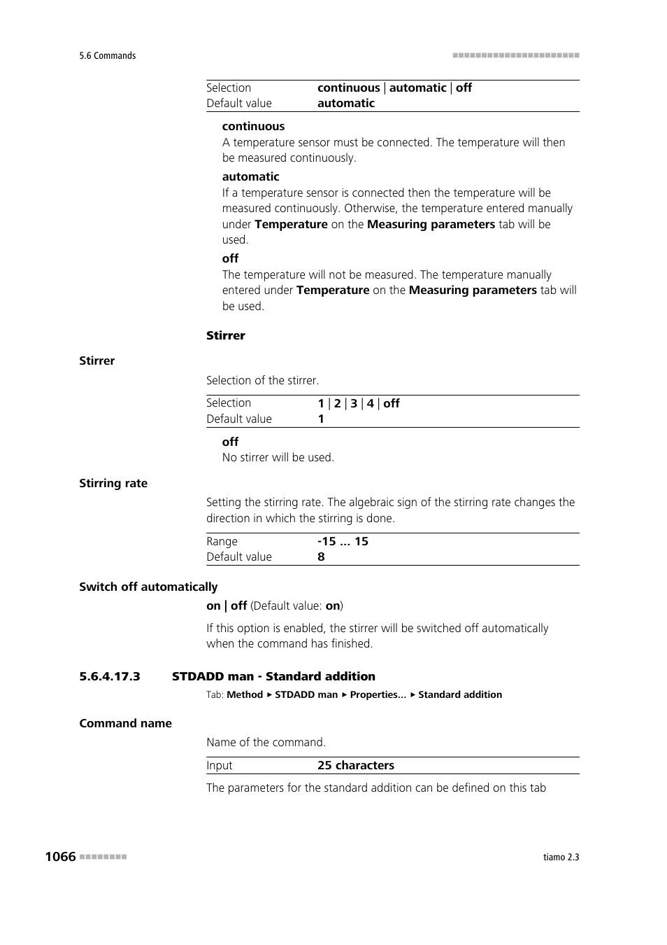 3 stdadd man - standard addition | Metrohm tiamo 2.3 Manual User Manual | Page 1082 / 1697