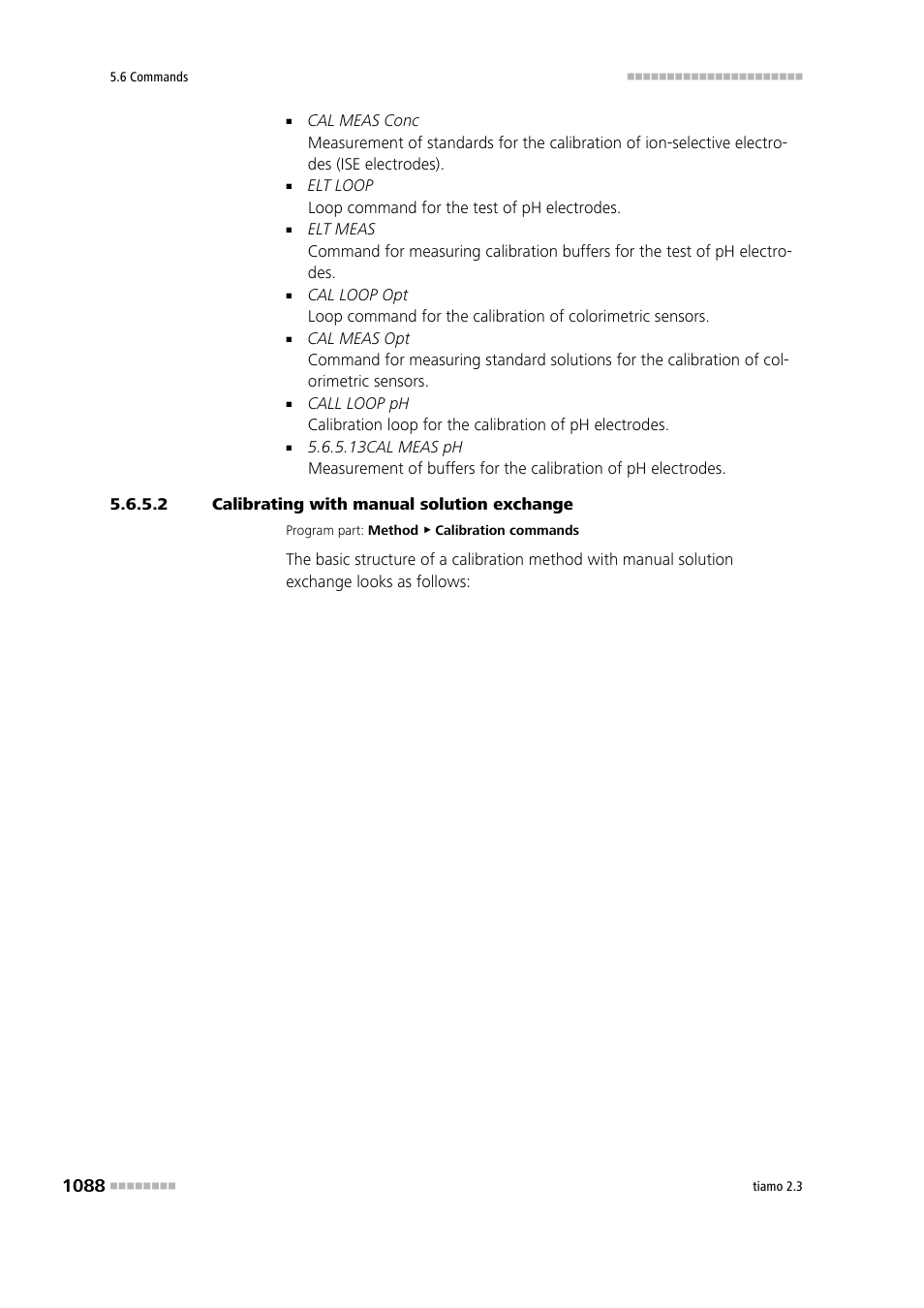2 calibrating with manual solution exchange | Metrohm tiamo 2.3 Manual User Manual | Page 1104 / 1697