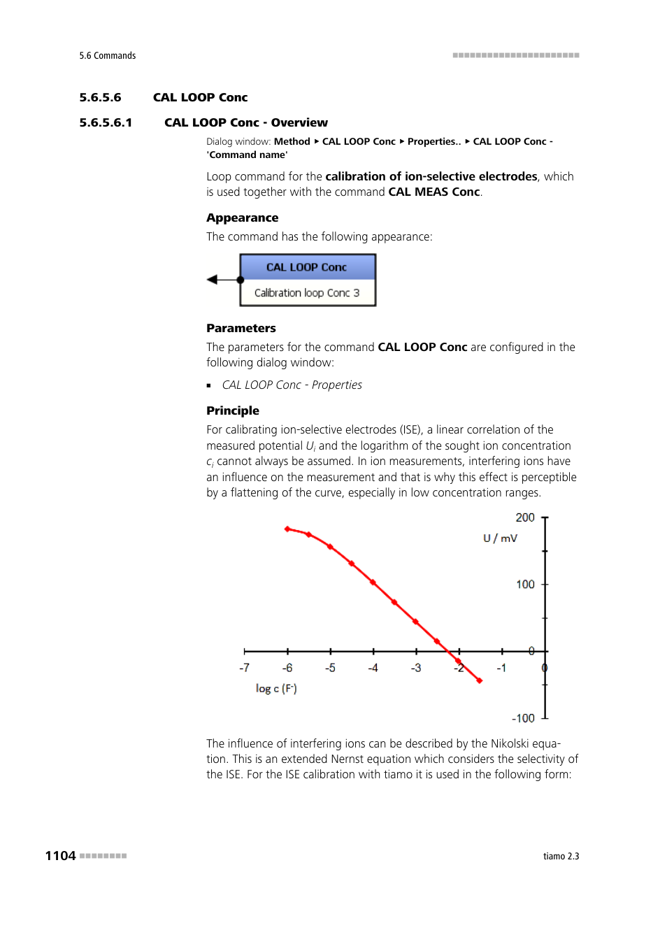 6 cal loop conc, 1 cal loop conc - overview, Cal loop conc | Metrohm tiamo 2.3 Manual User Manual | Page 1120 / 1697