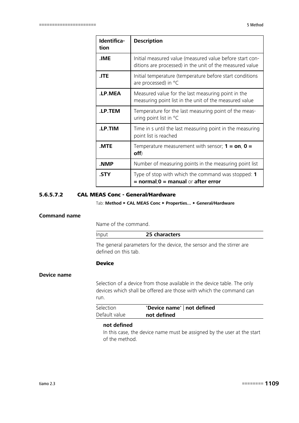 2 cal meas conc - general/hardware | Metrohm tiamo 2.3 Manual User Manual | Page 1125 / 1697