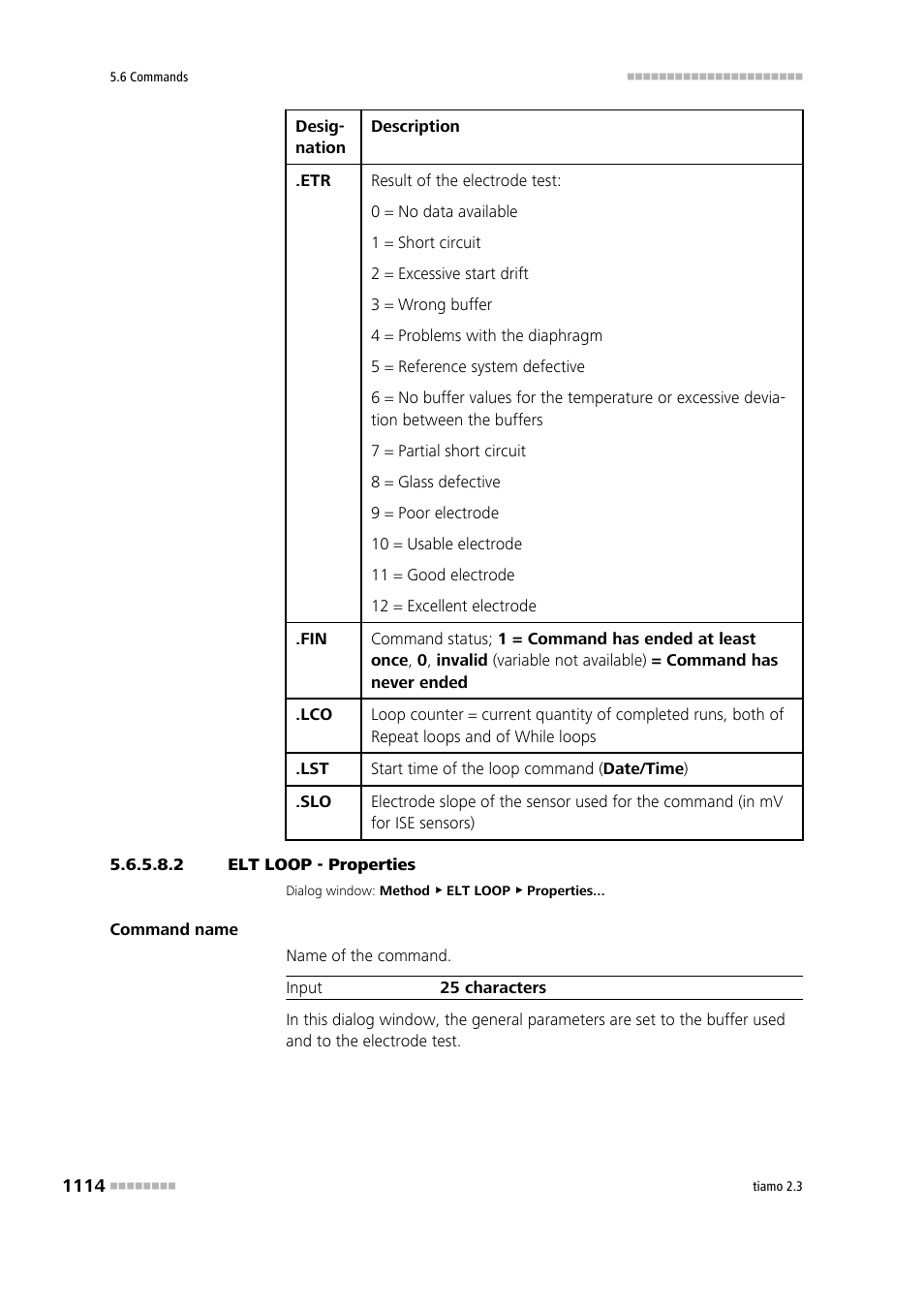 2 elt loop - properties | Metrohm tiamo 2.3 Manual User Manual | Page 1130 / 1697