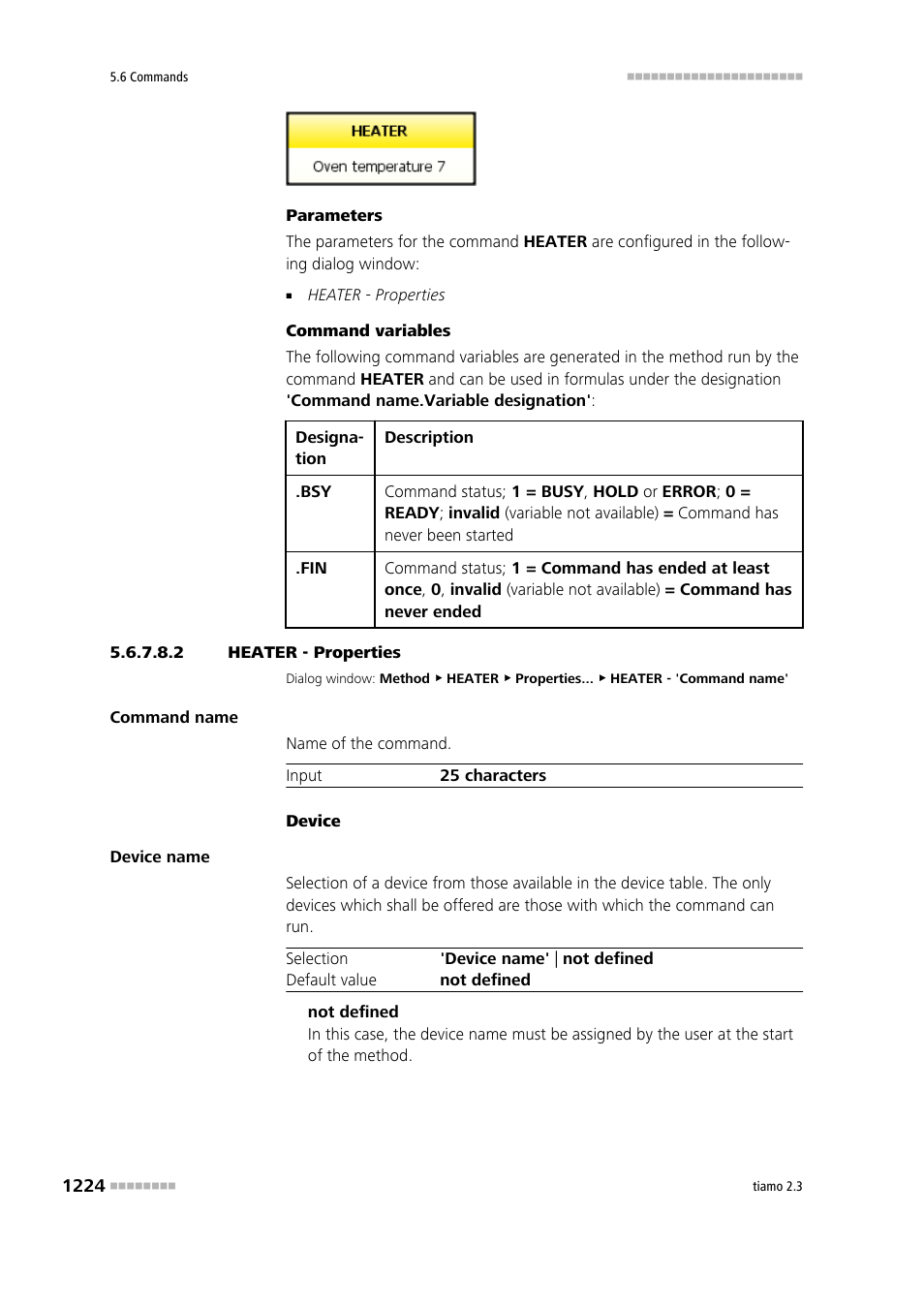 2 heater - properties | Metrohm tiamo 2.3 Manual User Manual | Page 1240 / 1697