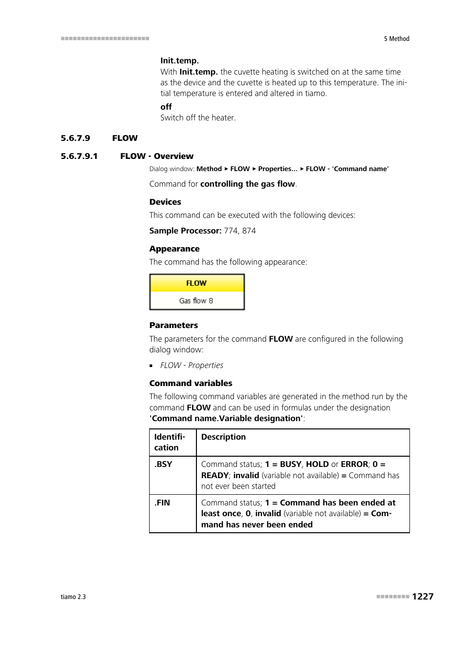 9 flow, 1 flow - overview, Flow | Metrohm tiamo 2.3 Manual User Manual | Page 1243 / 1697