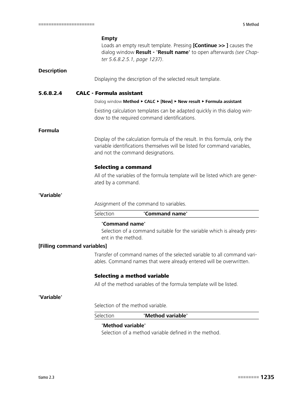 4 calc - formula assistant | Metrohm tiamo 2.3 Manual User Manual | Page 1251 / 1697