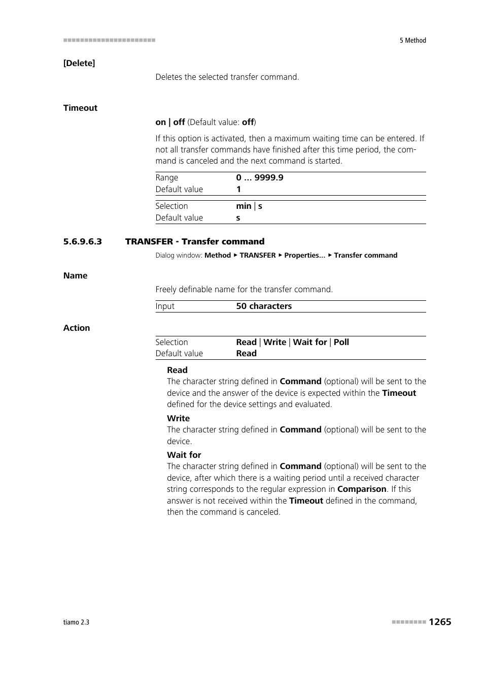 3 transfer - transfer command | Metrohm tiamo 2.3 Manual User Manual | Page 1281 / 1697