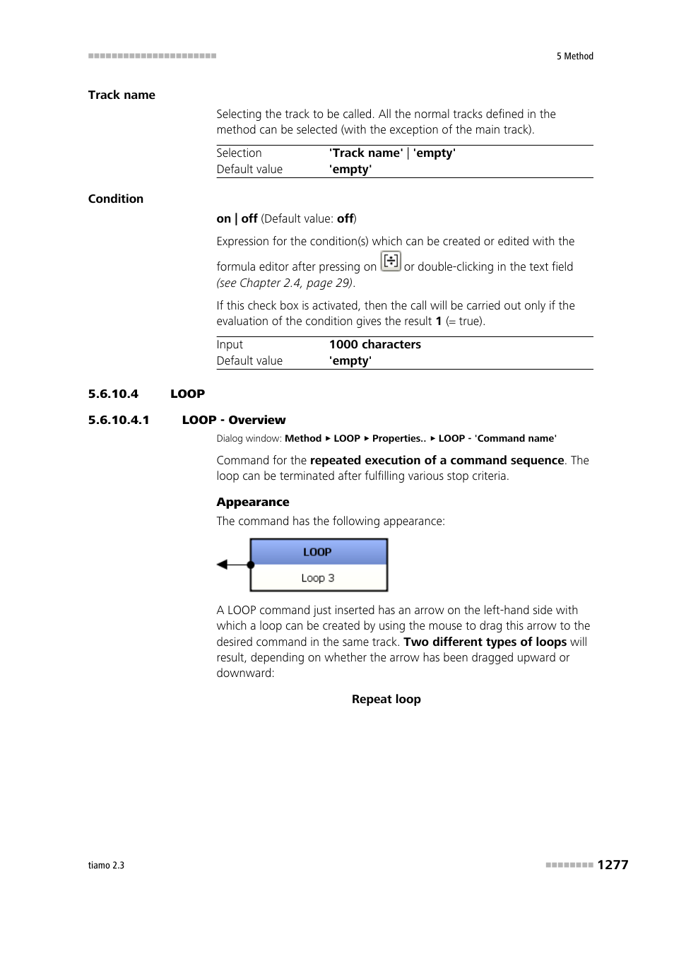 4 loop, 1 loop - overview, Loop | Metrohm tiamo 2.3 Manual User Manual | Page 1293 / 1697