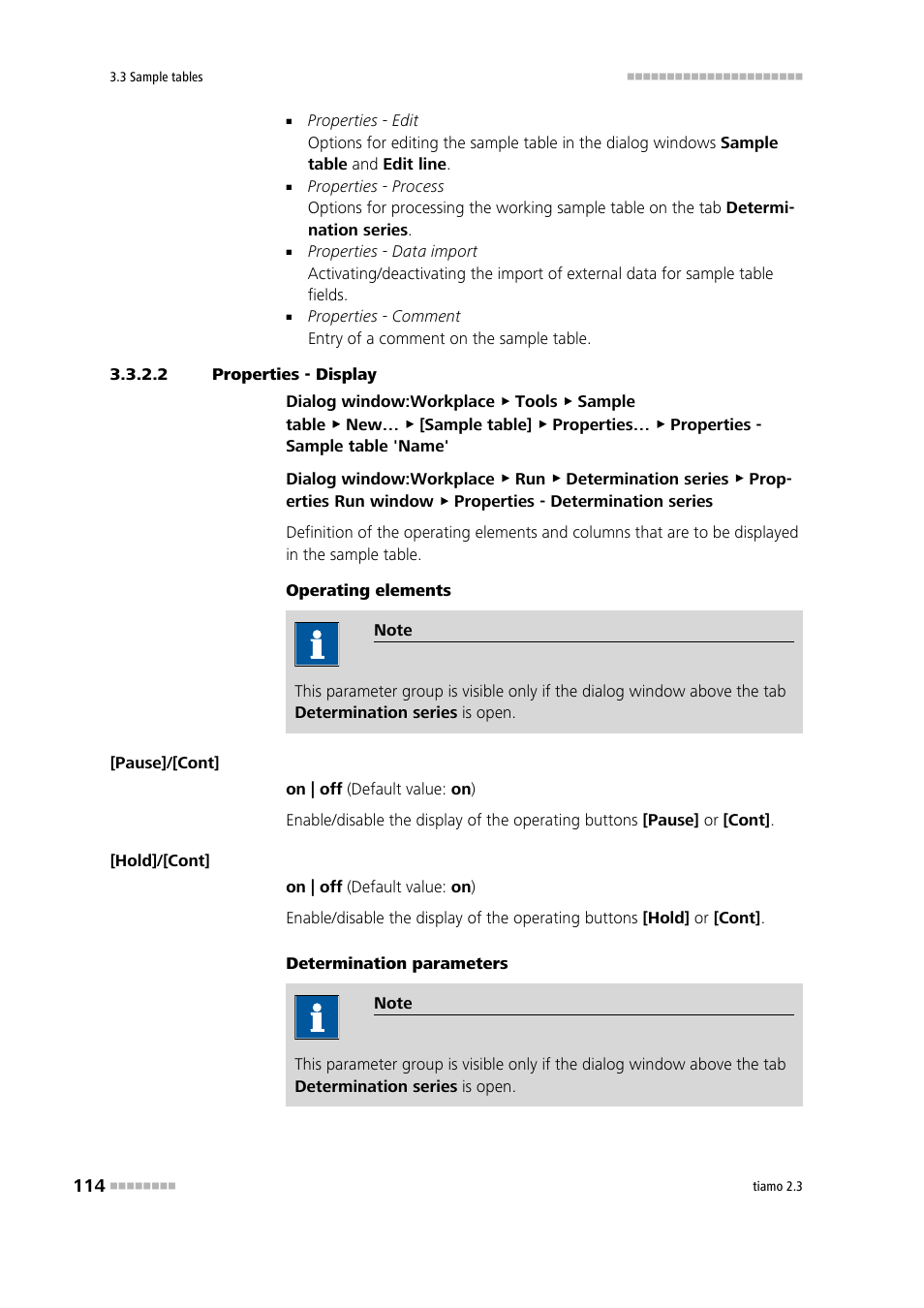 2 properties - display | Metrohm tiamo 2.3 Manual User Manual | Page 130 / 1697