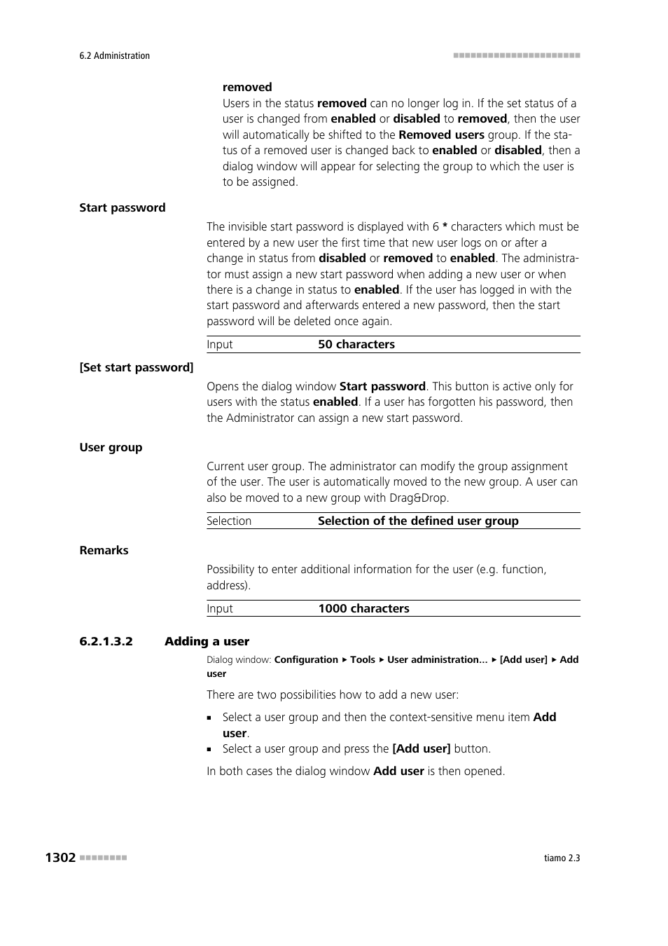 2 adding a user, Add user | Metrohm tiamo 2.3 Manual User Manual | Page 1318 / 1697