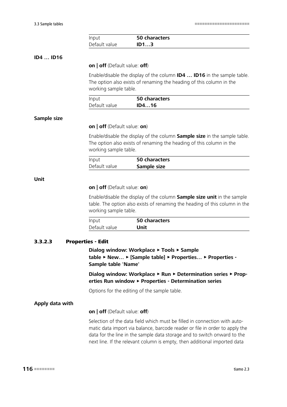 3 properties - edit, Properties - edit | Metrohm tiamo 2.3 Manual User Manual | Page 132 / 1697