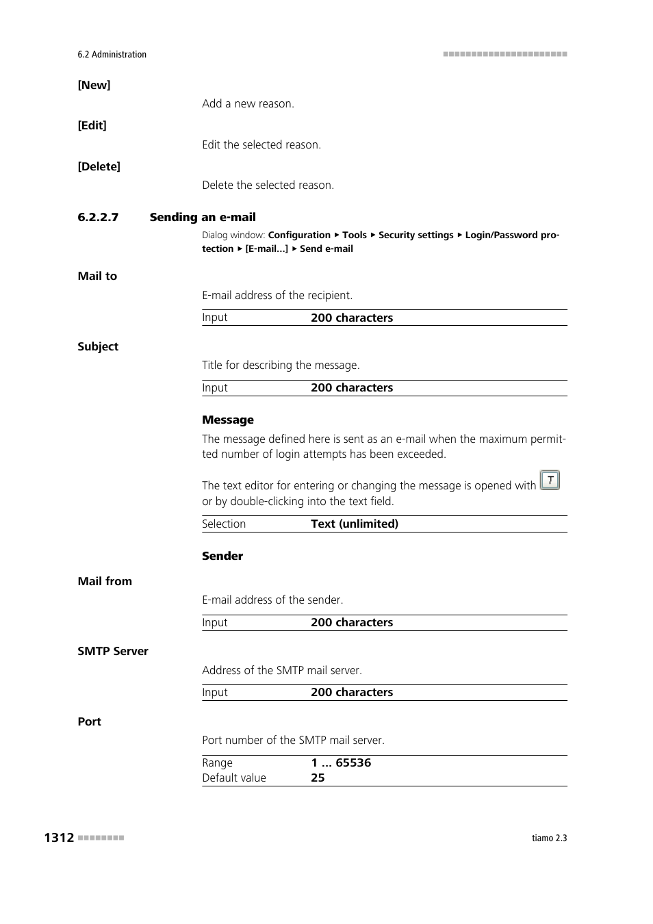 7 sending an e-mail | Metrohm tiamo 2.3 Manual User Manual | Page 1328 / 1697