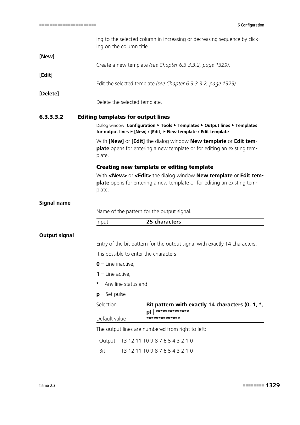 2 editing templates for output lines | Metrohm tiamo 2.3 Manual User Manual | Page 1345 / 1697