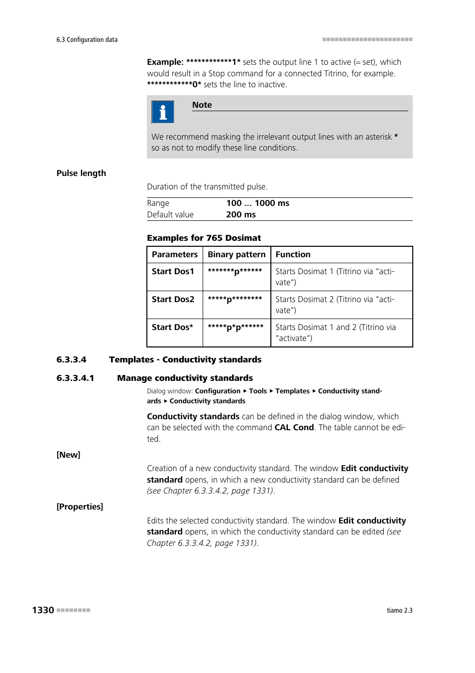 4 templates - conductivity standards, 1 manage conductivity standards | Metrohm tiamo 2.3 Manual User Manual | Page 1346 / 1697