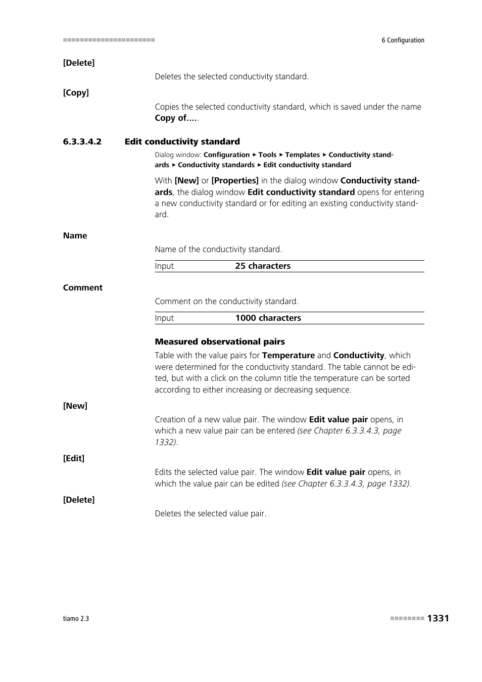 2 edit conductivity standard | Metrohm tiamo 2.3 Manual User Manual | Page 1347 / 1697