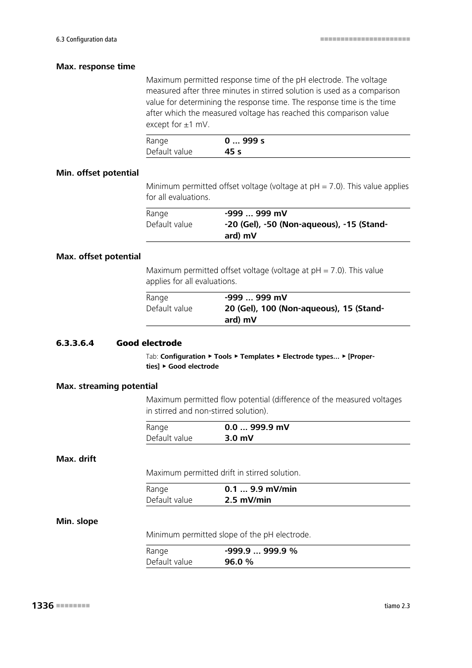 4 good electrode | Metrohm tiamo 2.3 Manual User Manual | Page 1352 / 1697