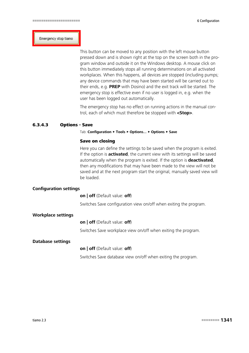 3 options - save | Metrohm tiamo 2.3 Manual User Manual | Page 1357 / 1697