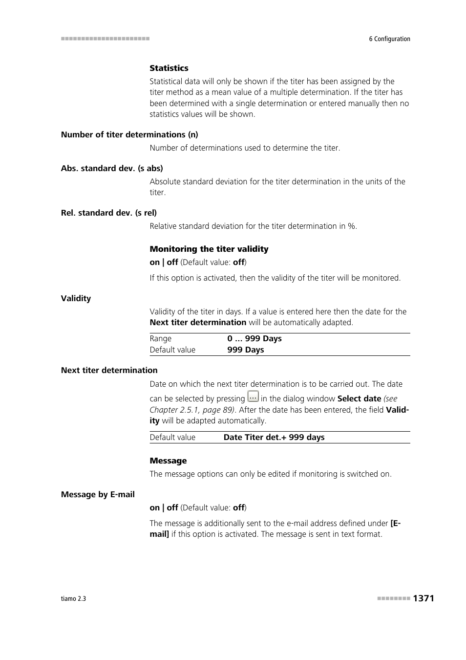 Metrohm tiamo 2.3 Manual User Manual | Page 1387 / 1697