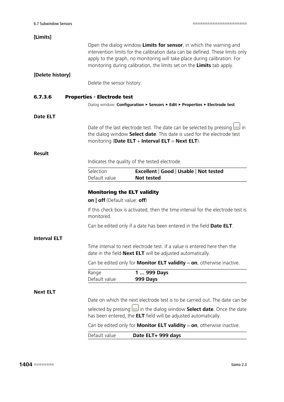 6 properties - electrode test | Metrohm tiamo 2.3 Manual User Manual | Page 1420 / 1697