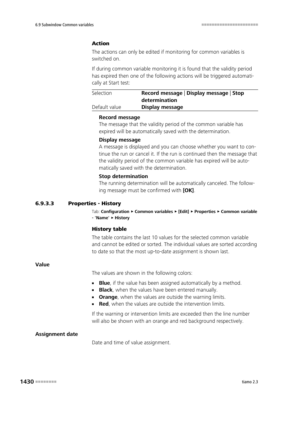 3 properties - history | Metrohm tiamo 2.3 Manual User Manual | Page 1446 / 1697