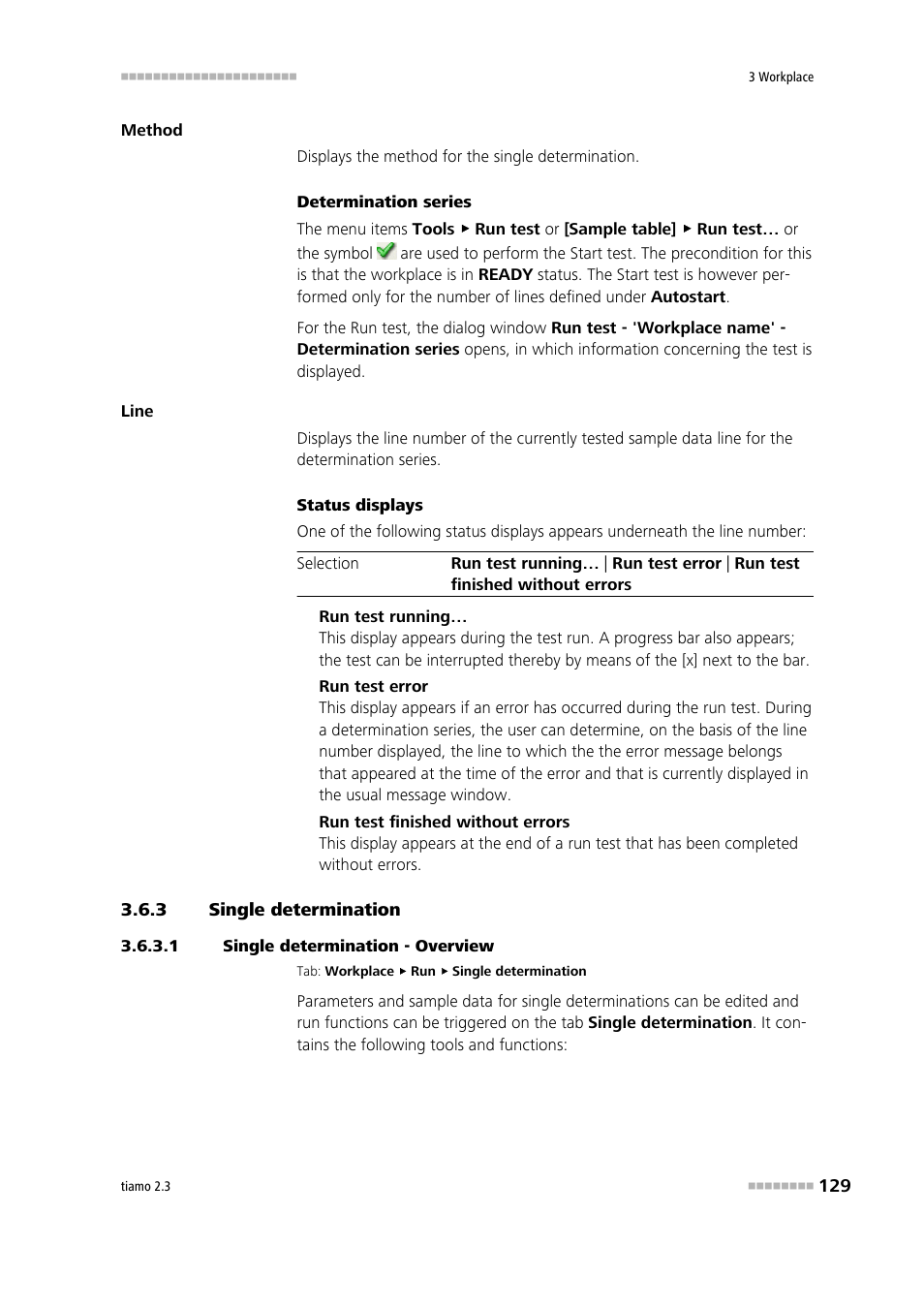 3 single determination, 1 single determination - overview, Single determination | Metrohm tiamo 2.3 Manual User Manual | Page 145 / 1697