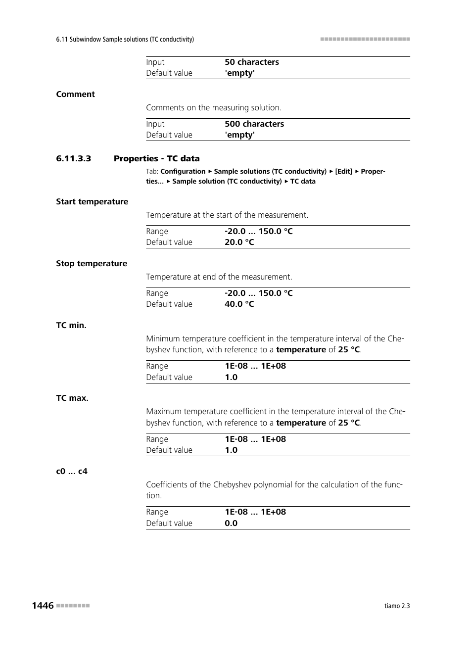 3 properties - tc data | Metrohm tiamo 2.3 Manual User Manual | Page 1462 / 1697